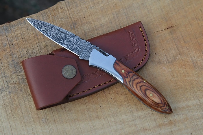 case wood handle knife