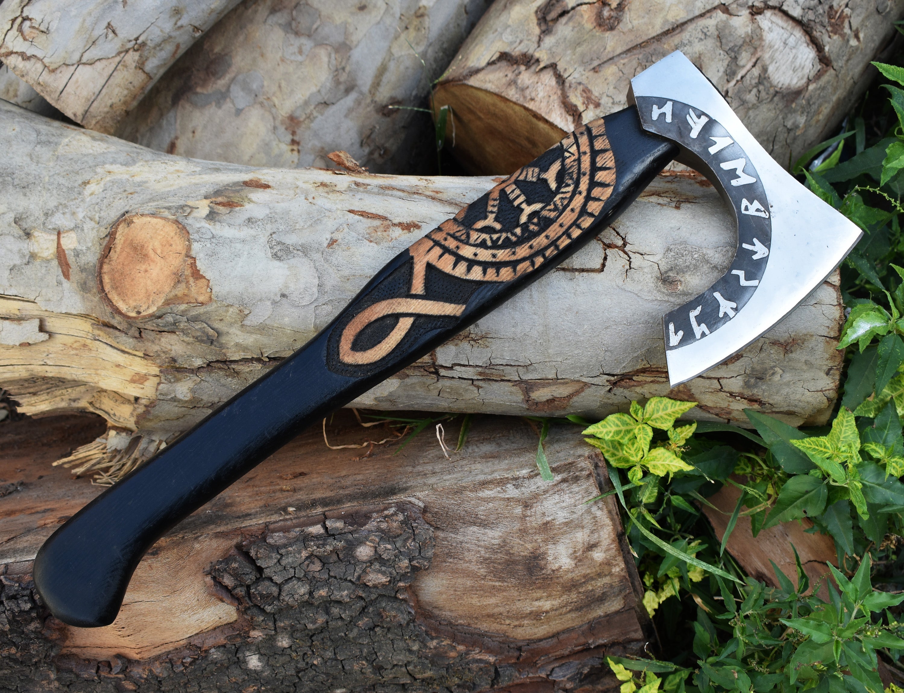 Handmade Viking Axes for Sale in USA, Damascus Viking Axes