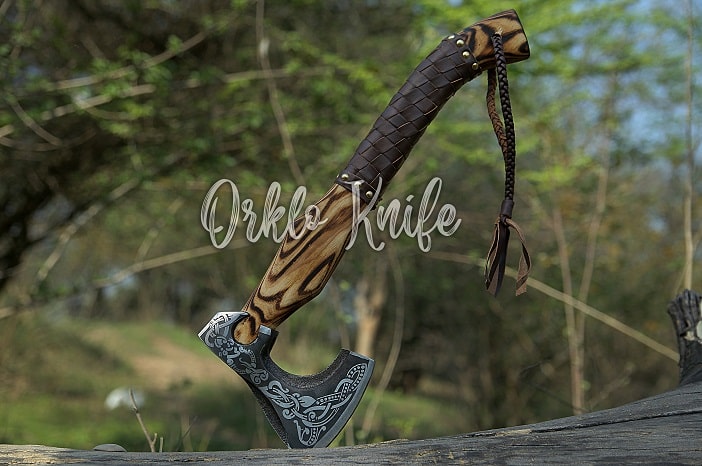 2 handed viking axe