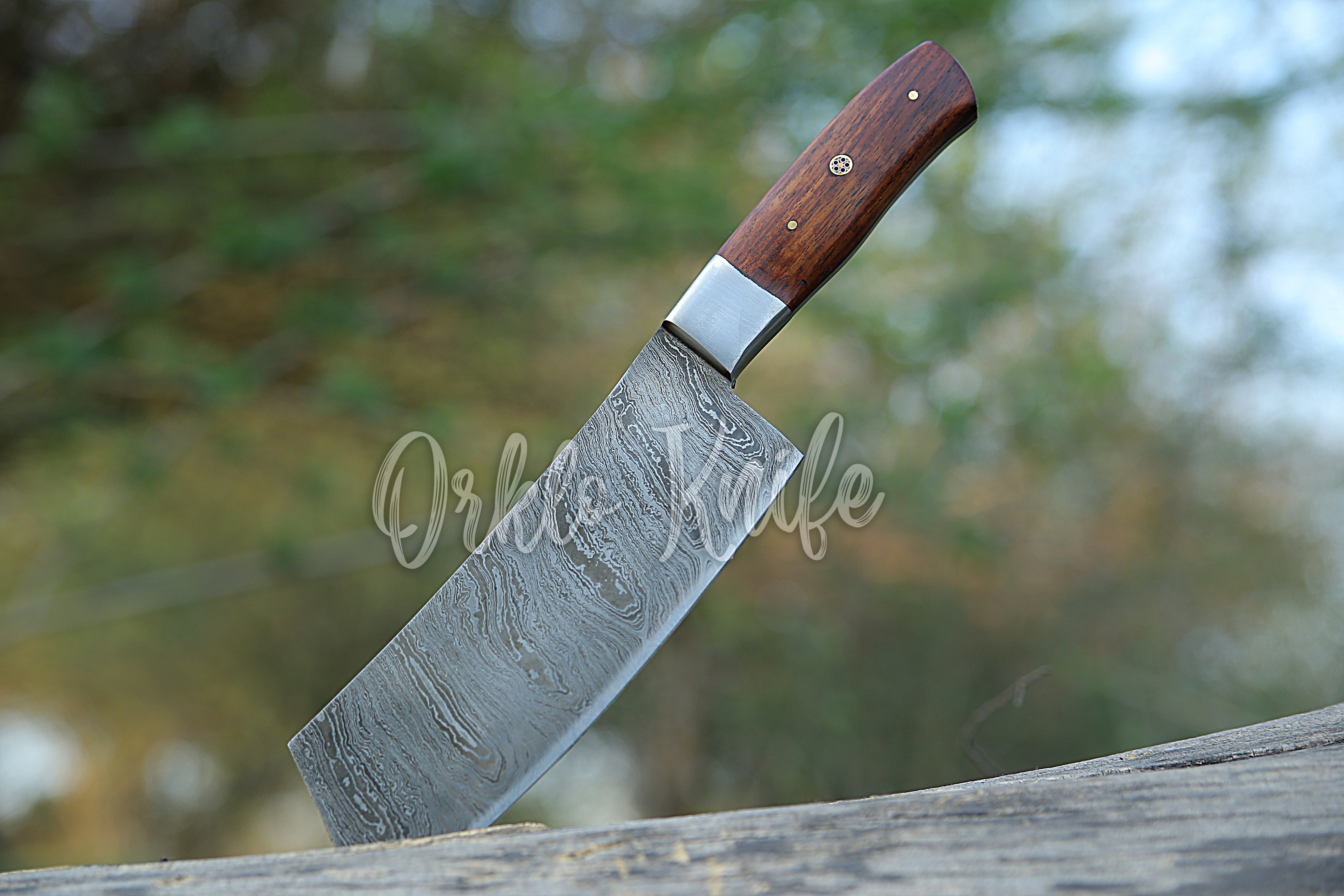 Damascus Cleaver knife - Orkloknife