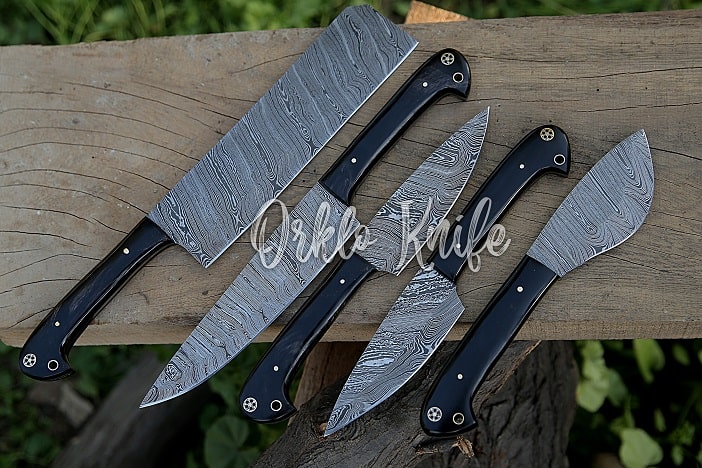 Stainless steel knife set