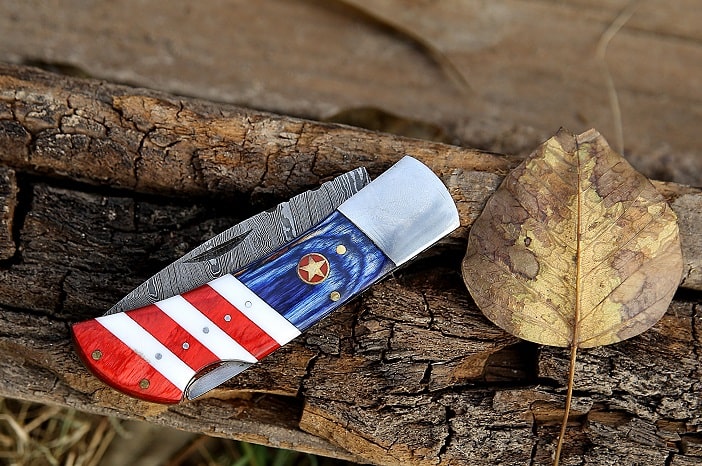 american flag knife