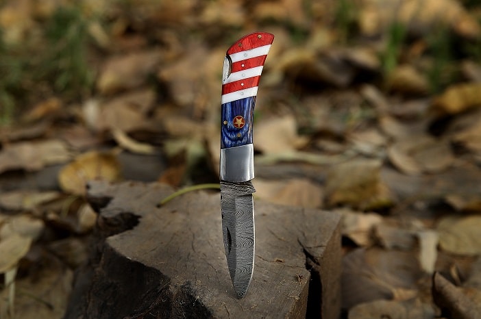 american flag pocket knife