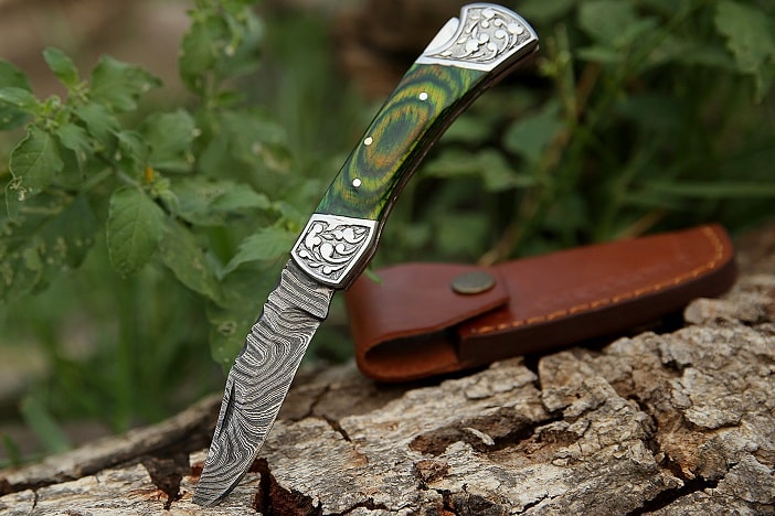 best green pocket knife