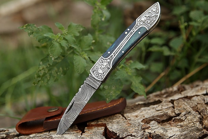 blue pocket knife for sale