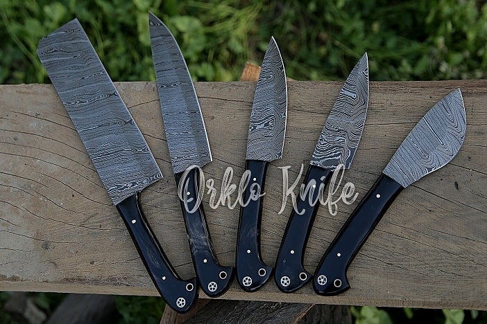 carbon steel knife set