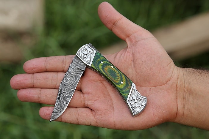 dragon green pocket knife