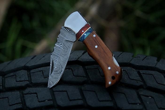 pocket knife rosewood 