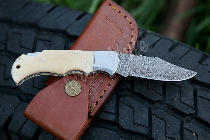 winchester pocket knife bone handle